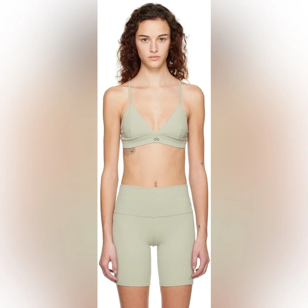 Alo Yoga Alo Yoga Splendor Bra Candy Limestone/Black S